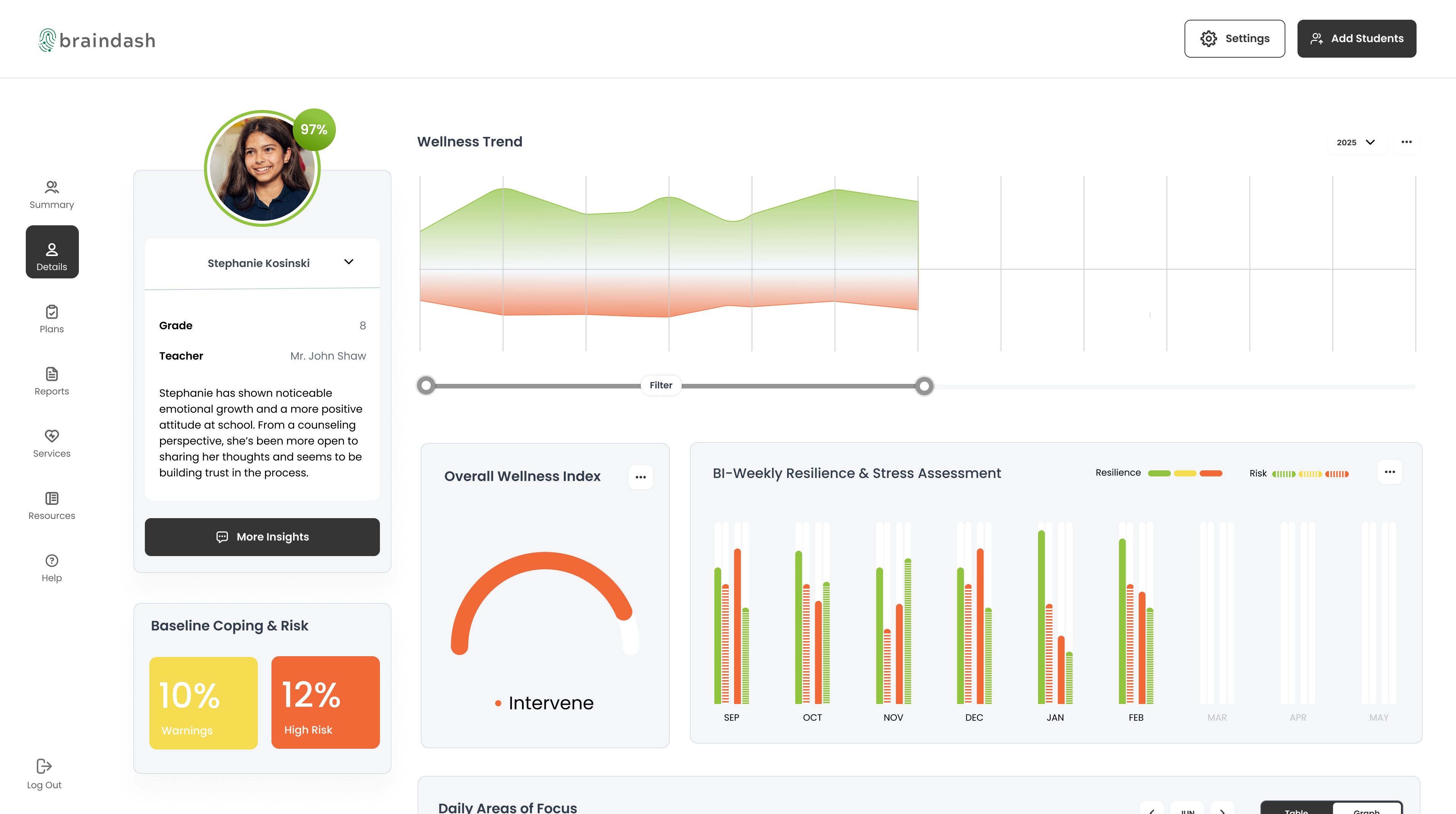 Student-Detail-Dashboard